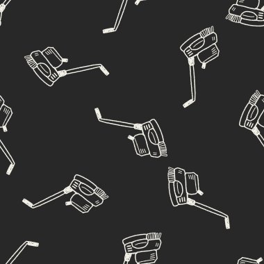 zemin cilalama makineleri Dikişsiz desen arka plan doodle