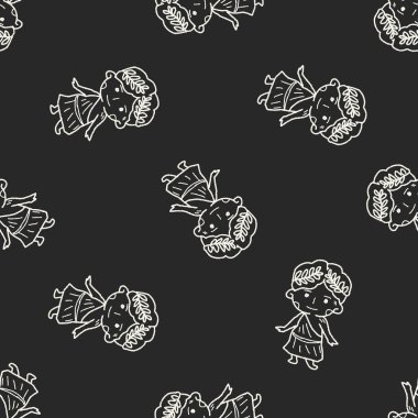 Yunan doodle Dikişsiz desen arka plan