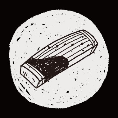 müzik aletinin doodle