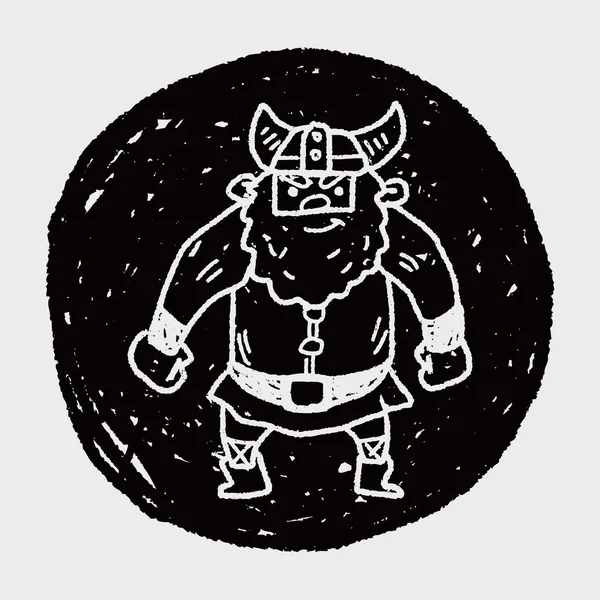 Viking doodle — Διανυσματικό Αρχείο