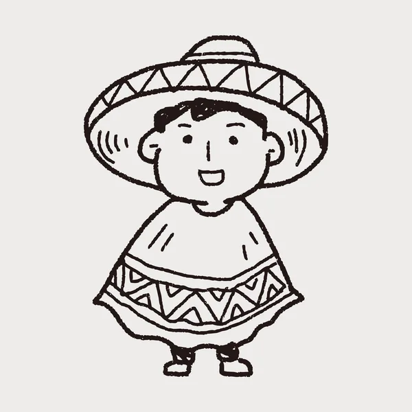 Garabato mexicano — Vector de stock