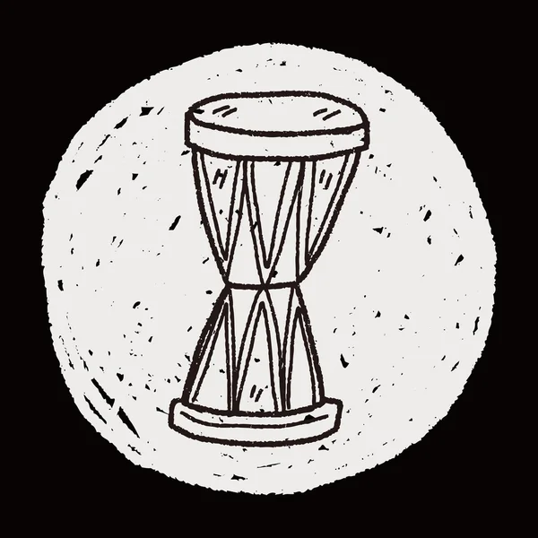 Drum doodle — Stockový vektor