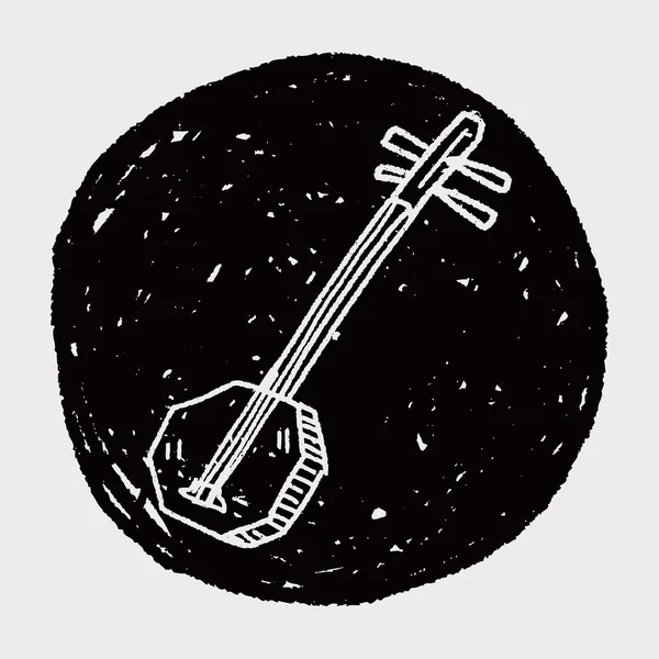 Doodle банджо — стоковий вектор