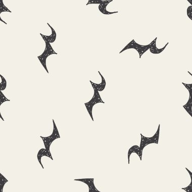 müzik Not doodle Dikişsiz desen arka plan