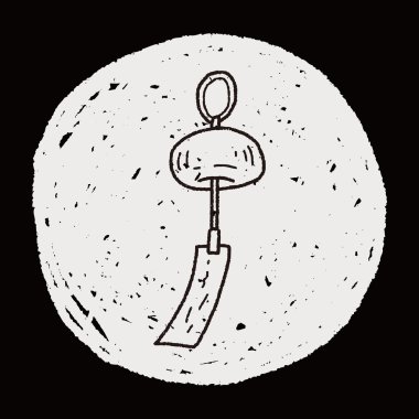 Rüzgar çanı doodle