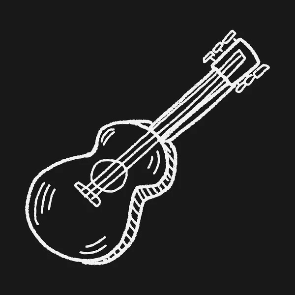 Doodle гітара — стоковий вектор