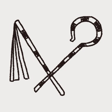 Firavun kamışı doodle