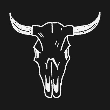 inek kafatası doodle