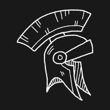 Şövalye kask doodle