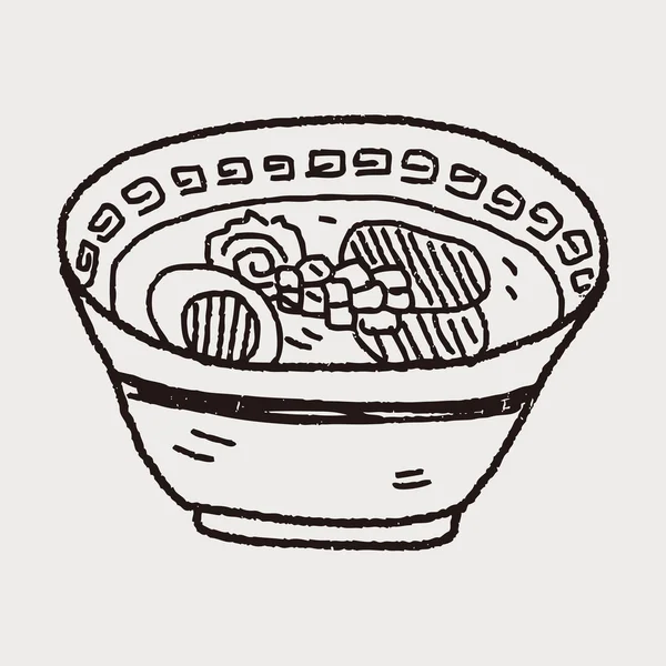 Noodle doodle — Stockvector