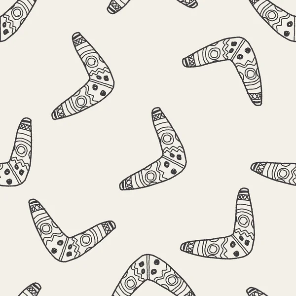 Bumerang doodle doodle Dikişsiz desen arka plan