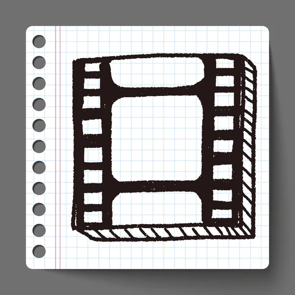 Film doodle — Stock Vector