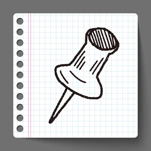 Pince à doodle — Image vectorielle