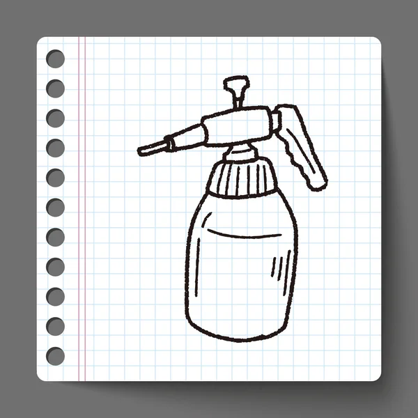 Doodle ποτιστήρι — Διανυσματικό Αρχείο