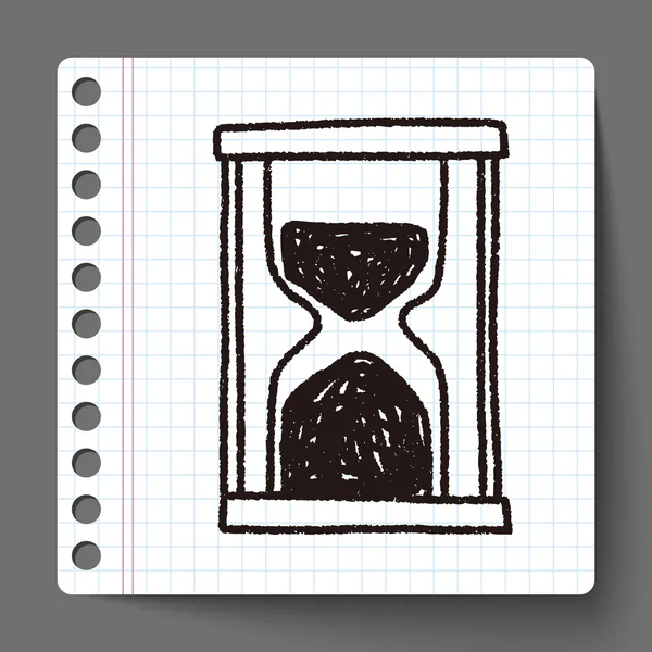 Time doodle — Stock Vector