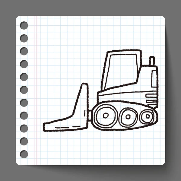 Doodle teherautó — Stock Vector