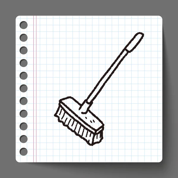 Clean brush doodle — Stock Vector