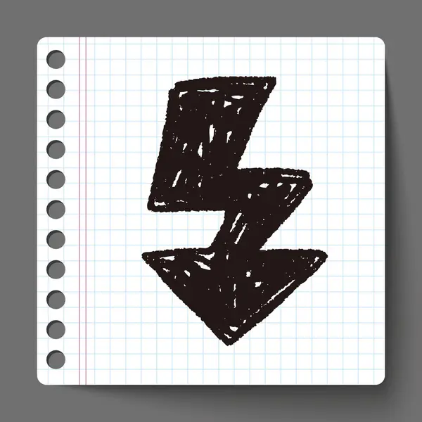 Flash doodle — стоковий вектор