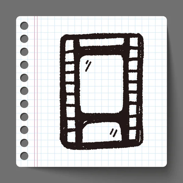 Doodle film — Stockvector