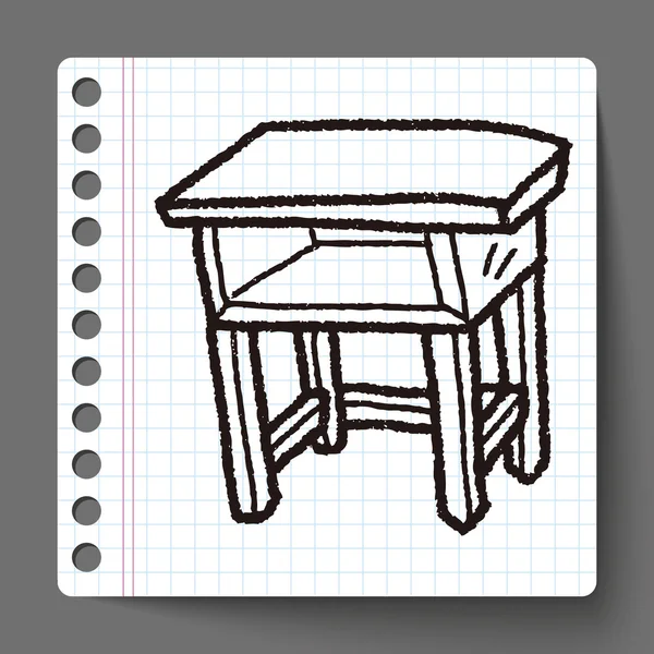 Bureau doodle — Stockvector