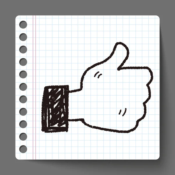 Doodle como — Vetor de Stock