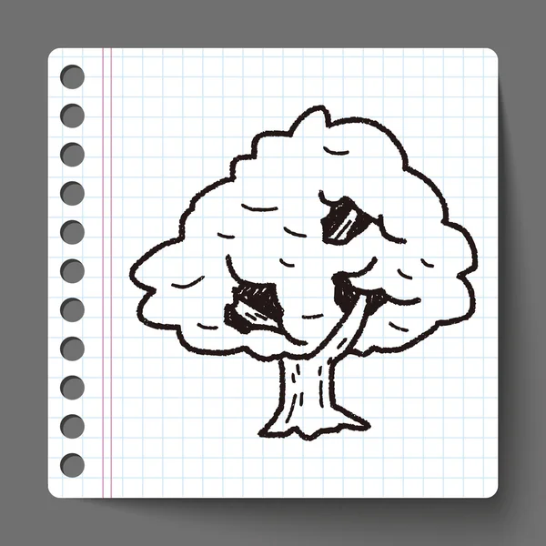 Doodle de plantas — Vetor de Stock