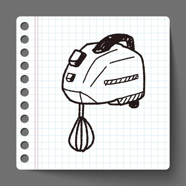 Doodle змішувач — стоковий вектор