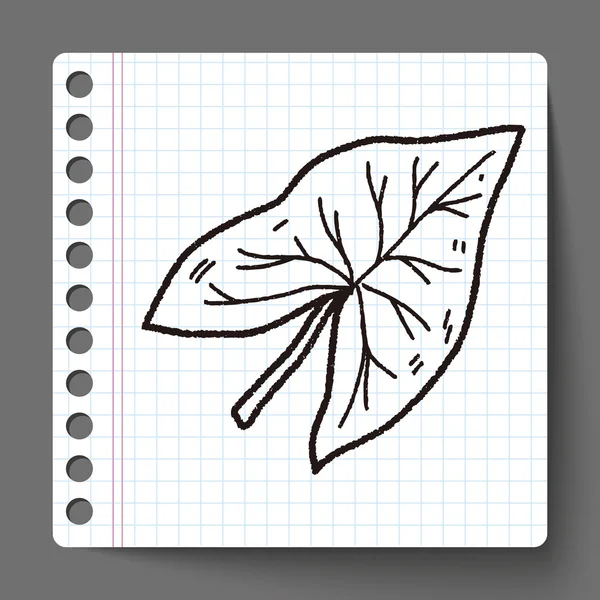 Doodle de plantas — Vetor de Stock