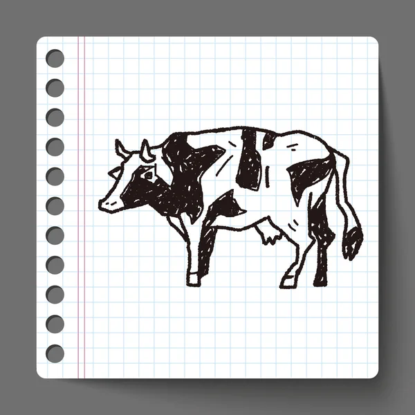 Garabato de vaca — Archivo Imágenes Vectoriales