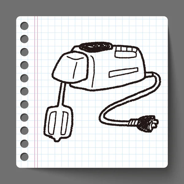 Karıştırıcı doodle — Stok Vektör