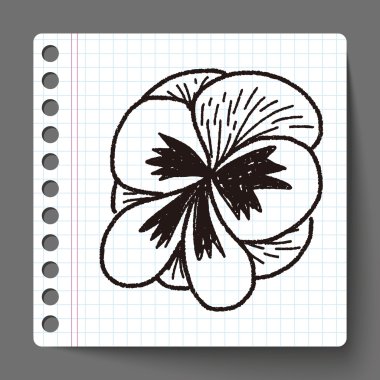 çiçek doodle