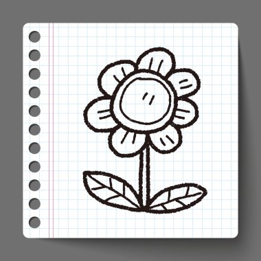 çiçek doodle