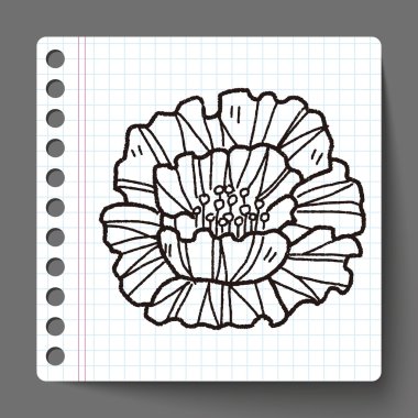 çiçek doodle