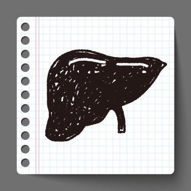 karaciğer doodle