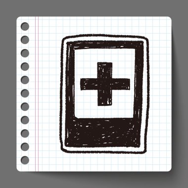 Hastane işareti doodle