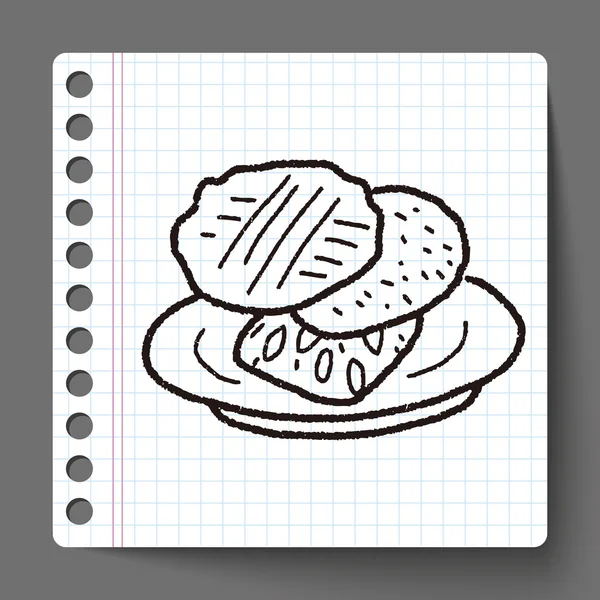 Cookie doodle — Stockvector
