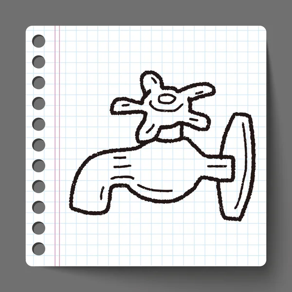 Kohoutek doodle — Stockový vektor