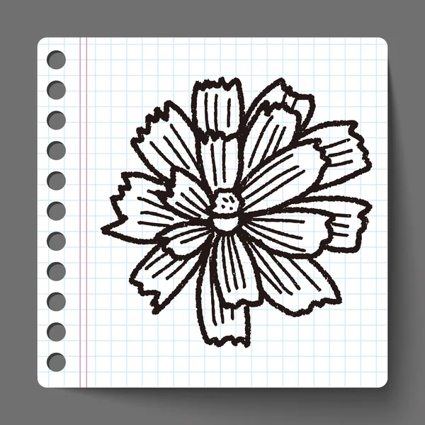 Doodle flor —  Vetores de Stock