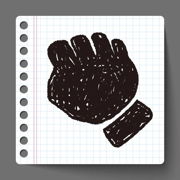 Gesture doodle — Stock Vector