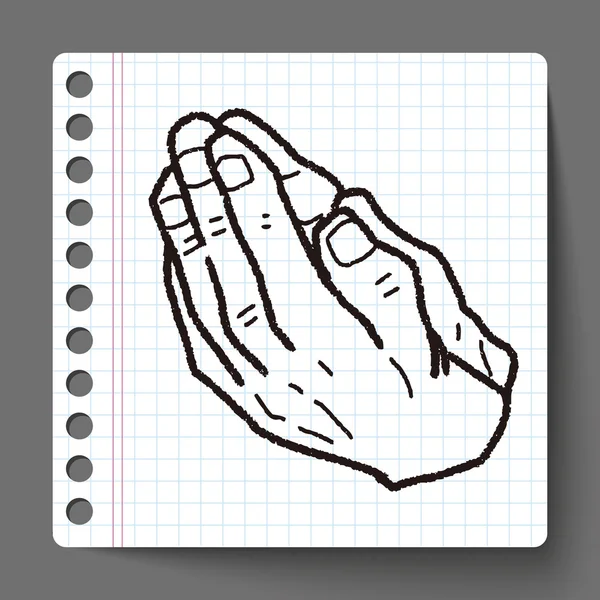 Doodle χειρονομία — Διανυσματικό Αρχείο