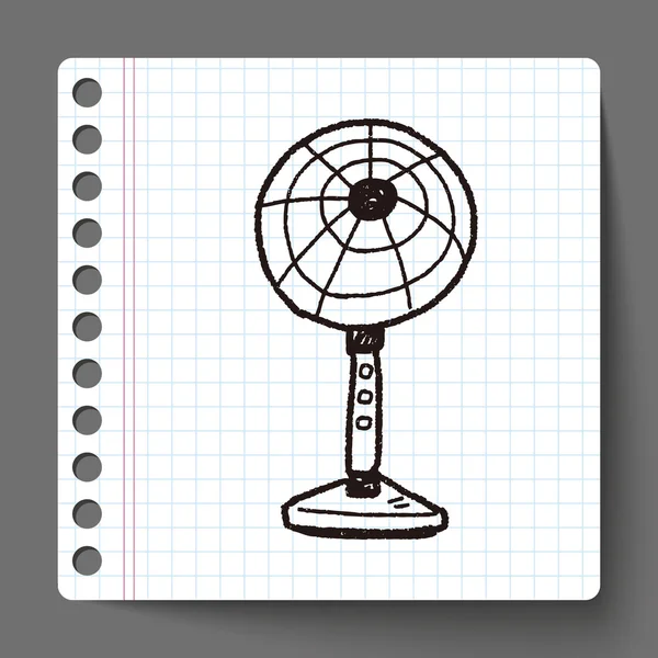 Каракули вентилятора — стоковый вектор