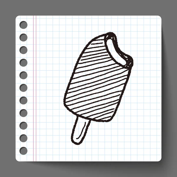 Мороженое Doodle — стоковый вектор