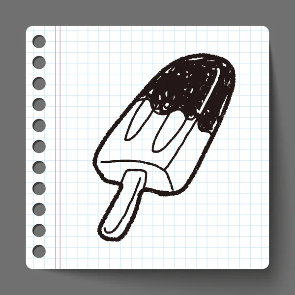 Doodle-Eis — Stockvektor