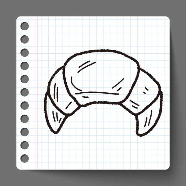 Doodle-Brot — Stockvektor