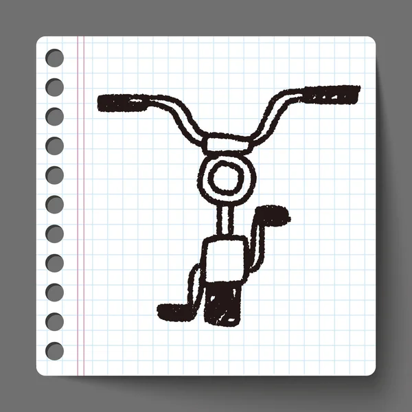 Doodle de bicicleta —  Vetores de Stock