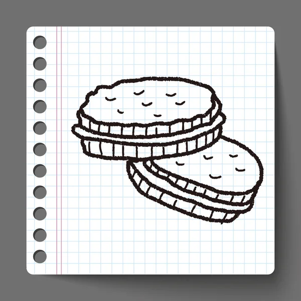 Cookie doodle — стоковый вектор