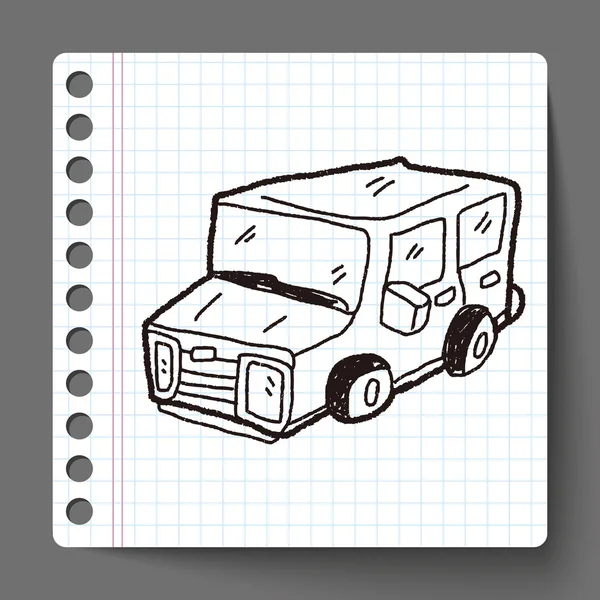 Doodle autó — Stock Vector
