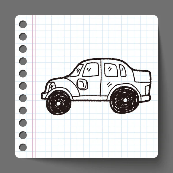 Car doodle — Stock Vector