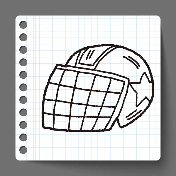 Doodle fútbol — Vector de stock