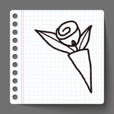 Doodle çiçek